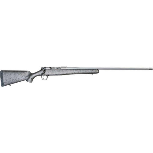 Christensen Arms Mesa Titanium Bolt Action Rifle 28 Nosler 24" Barrel Metallic Gray with Black Webbing Stock