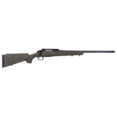 CVA Cascade XT Bolt Action Rifle 350 Legend 22" Fluted Graphite Black Threaded Barrel Graphite Black Frame OD Green Field Stock