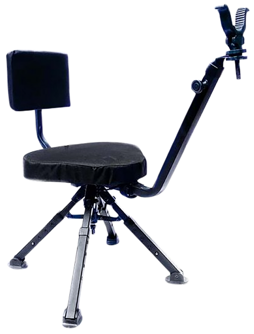 BenchMaster Four Leg Ground Blind Shooting Chair Rest