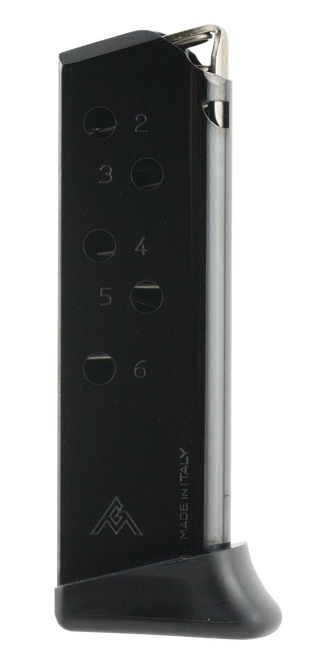 Mec-Gar Walther PPK Magazine .380 ACP 6-Round Blued Steel