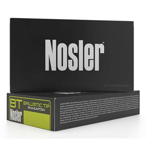 Nosler BT 6.5 Creedmoor Ammo 140 Grain Nosler Ballistic Tip Polymer Tip Box of 20