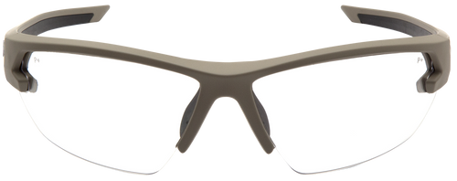 Pyramex Venture Gear Semtex 2.0 Shooting Glasses Tan Frame Clear Lens