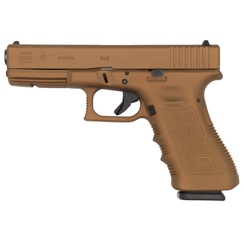 Glock 17 Gen3 9mm Luger Pistol 4.49" Barrel 17+1 Round Burnt Bronze