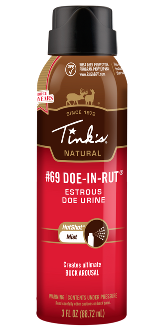 Tink's W5310 Hot Shot Doe in Estrus Deer Scent 3 oz Aerosol