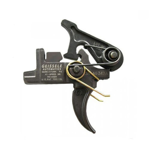 Geissele Automatics Hi-Speed National Match 2-Stage Curved Trigger Set with Large Pin