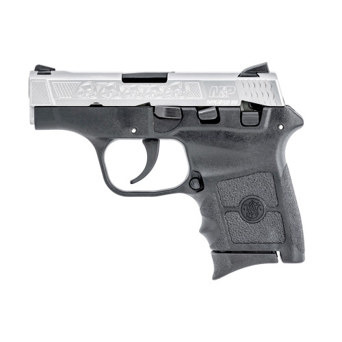 Smith & Wesson M&P Bodyguard 380 ACP Pistol 2.75" Barrel 6+1 Round Matte Silver Slide Black Grip Black Frame - Image 1 Smith & Wesson M&P Bodyguard 380 ACP Pistol 2.75" Barrel 6+1 Round Matte Silver Slide Black Grip Black Frame - Image 1