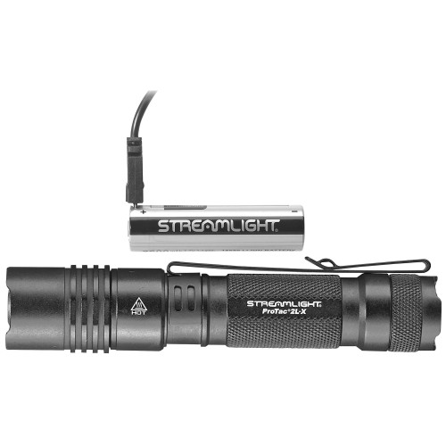 Streamlight ProTac 2L-X Rechargeable Flashlight 18650 Battery Black