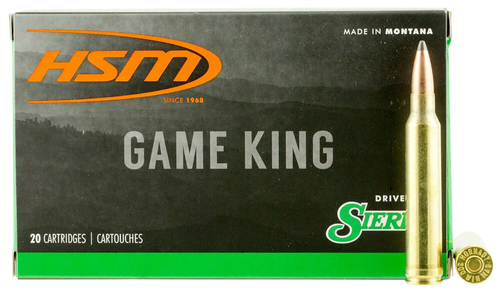 HSM 300 SAUM Ammo 180 Grain SBT Game King Box of 20 HSM 300 SAUM Ammo 180 Grain SBT Game King Box of 20