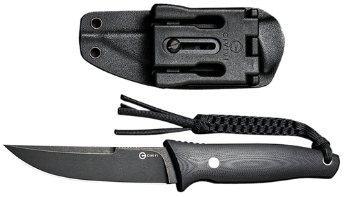 Civivi Tamashii Knife, 4.07" Blade, Black