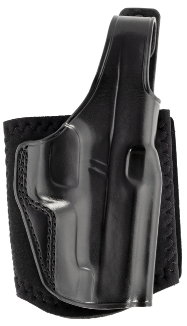 Galco Ankle Glove Ankle Holster Right Hand Glock 48 Leather Black