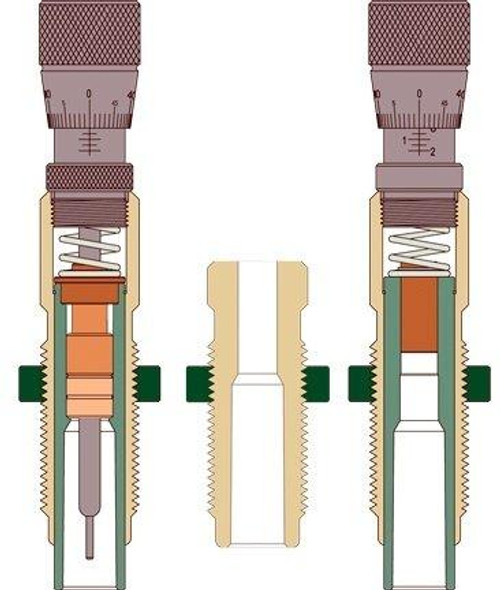 Redding Competition 6.5x47mm Lapua Bushing Neck Sizing, Body, Bullet Seating 3 Die Set Redding Competition 6.5x47mm Lapua Bushing Neck Sizing, Body, Bullet Seating 3 Die Set