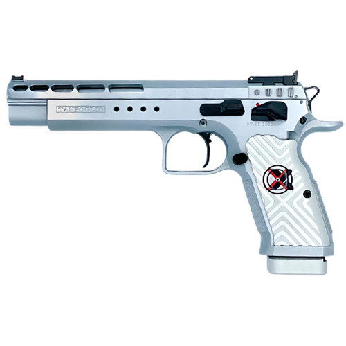 Tanfoglio Gold Match Xtreme 10mm Auto Pistol 6" Barrel 13+1 Round Silver