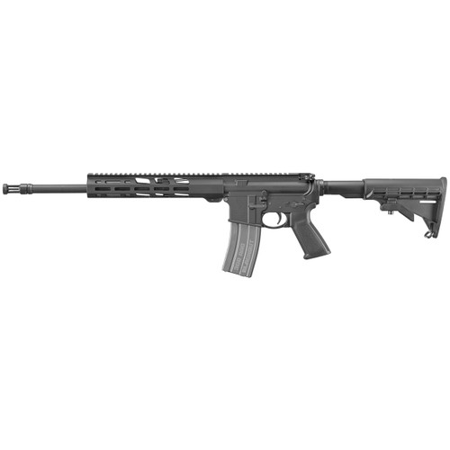 Ruger AR-556 Semi Automatic Rifle .300 BLK 16.1" Barrel Black Frame Black Free-Float Handguard