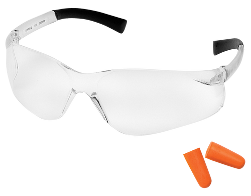 Pyramex Mini Ztek Safety Glasses with DP1000 Earplugs