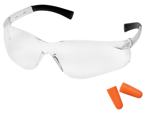 Pyramex Mini Ztek Safety Glasses with DP1000 Earplugs