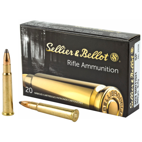 Sellier & Bellot .303 British Ammo 150 Grain Jacketed Soft Point Box of 20 - Image 1