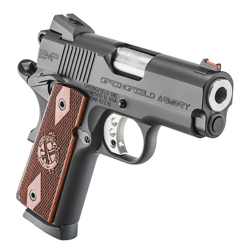 Springfield Armory EMP 9mm Luger Pistol 3" Barrel 9+1 Round Black Slide Black Frame Cocobolo Grips