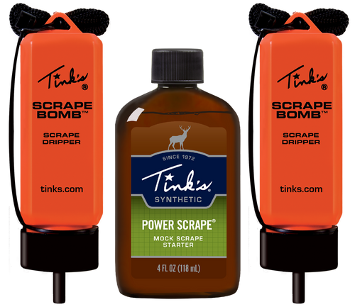 Tinks Power Scrape Value Pack Deer Scent 4 oz Dripper 2 Pack Tinks Power Scrape Value Pack Deer Scent 4 oz Dripper 2 Pack
