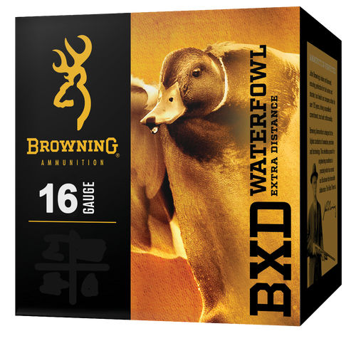 Browning BXD Waterfowl 16 Gauge Ammo 2-3/4" #2 Steel Shot 15/16 oz Box of 25