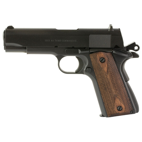 Tisas Usa Tank Commander 9mm Luger Pistol 4.25" Barrel 9+1 Round Black