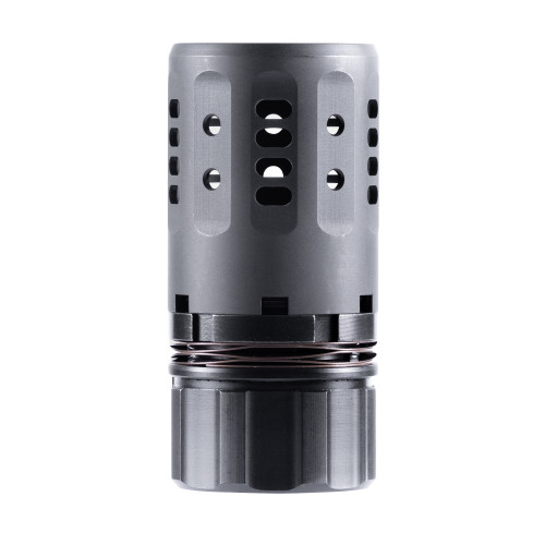 Dead Air Pyro Muzzle Brake with DA428 KeyMo and  Front Cap .30 CAL