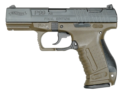 Walther P99 AS Final Edition 9mm Luger Pistol 4" Barrel 15+1 Round White Dot Sights