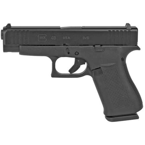 Glock 48 9mm Luger Pistol 4.17" Barrel 10+1 Round Black (Slimline Design, MOS Compatible)