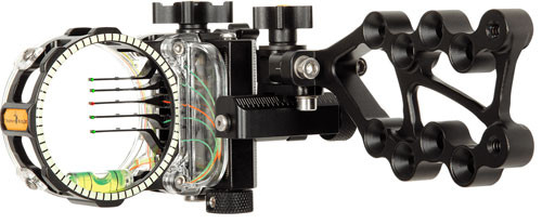 Trophy Ridge React 5-Pin Bow Sight, 0.019, Right Hand, Black
