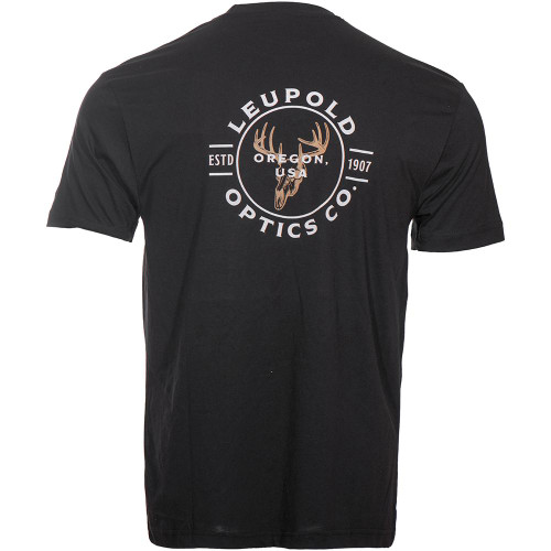 Leupold Men's Buck Country T Shirt Black Large