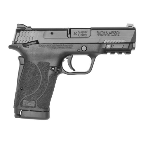 Smith & Wesson Shield EZ .30 Super Carry Pistol 3.675" Barrel 10+1 Round Black (Grip Safety, Includes 2 Magazines)