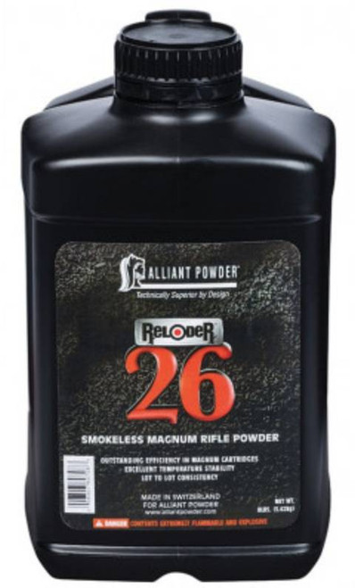 Alliant Reloder #26 Rifle Powder 8 lbs Alliant Reloder #26 Rifle Powder 8 lbs