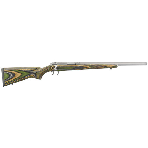 Ruger Model 77/17 Bolt Action Rifle 17 WSM 18.5" Barrel Green Mountain Stock