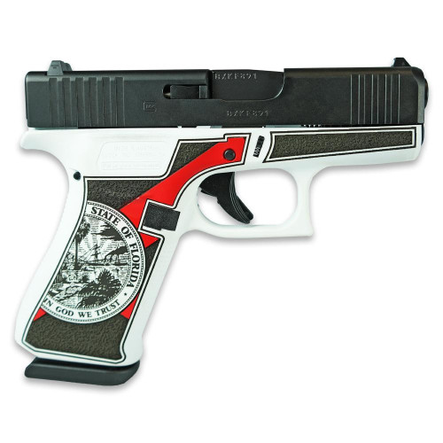 Glock 43x Gen 4 9mm Luger Pistol 3.41" Barrel 10+1 Rounds Florida White