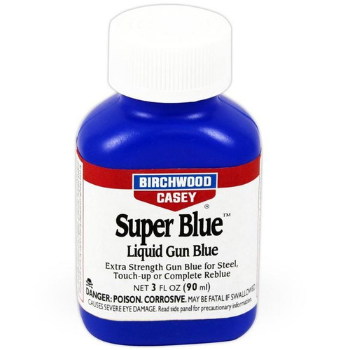 Birchwood Casey Spanish Super Blue Liquid Gun Blue 3 oz Birchwood Casey Spanish Super Blue Liquid Gun Blue 3 oz