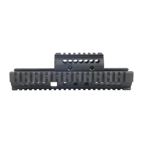 Midwest Industries 2-Piece Extended Handguard Quad Rail AK-47, AK-74 Aluminum Black