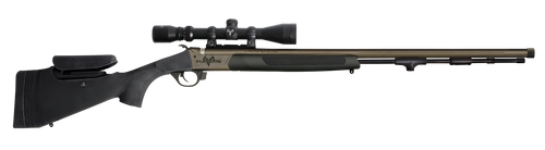 Traditions Pursuit XT Pro 50 Caliber Muzzleloading Rifle 26" Fluted Barrel Black Synthetic Stock