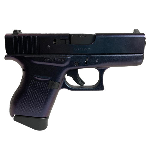 Glock 43 9mm Luger Pistol 3.41" Barrel 6+1 Round Mongoose Purple Grip