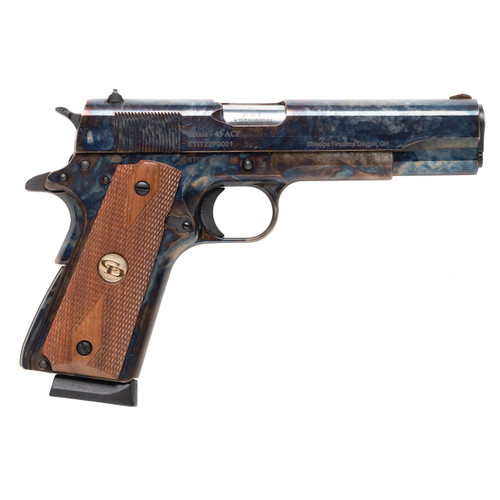 Chiappa Charles Daly 1911 Field Grade .45 ACP Pistol 5" Barrel 10+1 Round Case Colored  Walnut Grip