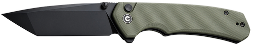 Civivi Brazen Knife, 3.46 Inch, Black D2 Steel Blade, OD Green G10 Handle