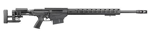 Ruger Precision Bolt Action Rifle 300 Winchester Magnum 26" Matte Threaded Barrel Black Frame Black Pistol Grip