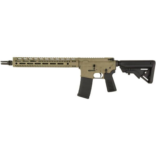 Watchtower Firearms 15M Semi Automatic Rifle 5.56x45mm NATO 14.5" Black Nitride Barrel FDE Frame
