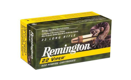 Remington Viper .22 LR Rimfire Ammunition 36 Grain TCSB 1410 fps Box of 100