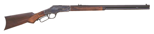 Cimarron 1873 Deluxe Lever Action Rifle .45 Colt 24" Octagon Blued Barrel Walnut Pistol Grip Stock