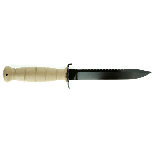 Glock Field Knife 6.5" Clip Point Carbon Steel Blade Polymer Handle Black (Includes Saw Back Spine)