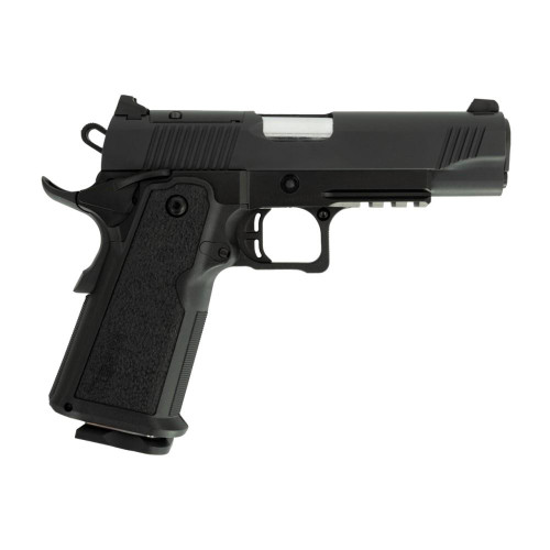 SDS Arms Tisas 1911 Carry DS 9mm Luger Pistol 4.25" Barrel 17+1 Rounds Black
