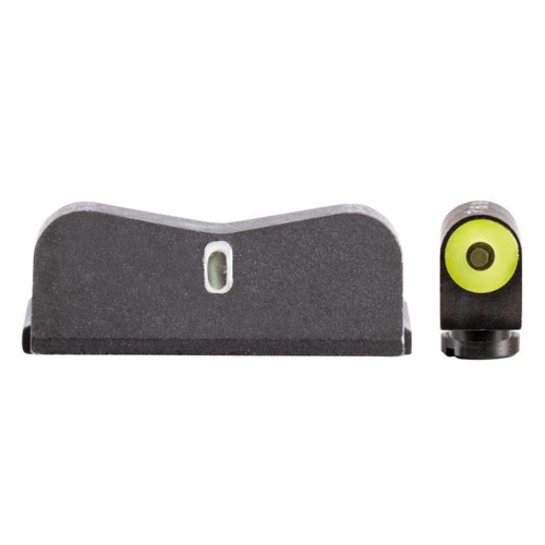 XS DXT2 Night Sight Set S&W M&P 380 Shield EZ Big Dot Tritium Front, Tritium Stripe Rear Yellow