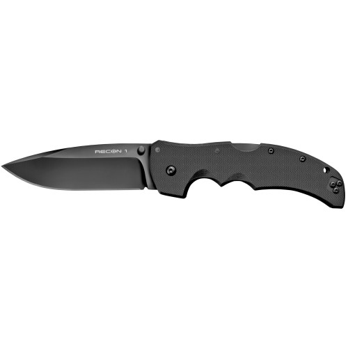 Cold Steel Recon 1 Pocket Knife 4" Spear Point Blade G-10 Handle Black - Image 1