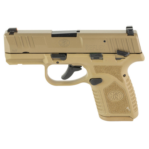 FN Reflex MRD MS 9mm Luger Pistol 3.3" Barrel 15+1 Round Flat Dark Earth