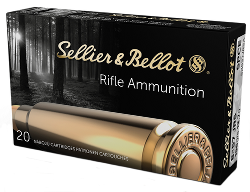 Sellier & Bellot 8x57mm JRS (8mm Rimmed Mauser) (323 Diameter) Ammo 196 Grain Jacketed Soft Point Box of 20