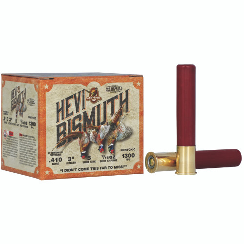 Hevi-Shot Hevi-Bismuth Upland 410 Gauge Ammo 3" #5 9/16 oz 1300 fps Box of 25